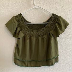 Off The Shoulder Crop Top